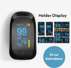 Professionele Saturatie En Hartslagmeter - Digitale Oled Zuurstofmeter - Oximeter - Bloedzuurstofmeter -Winkel Voor Thuisgezondheidsmeetapparatuur 1200x1150 3