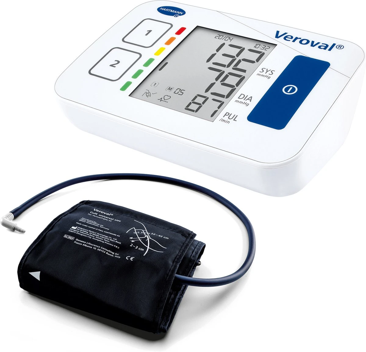 Veroval® Compact BPU22 - Bovenarm Bloeddrukmeter 3 Veroval® Compact BPU22 - Bovenarm Bloeddrukmeter