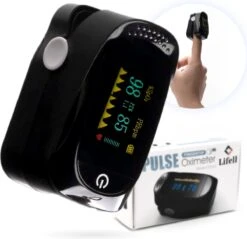 Lifell Medische Saturatiemeter - Hartslag Meter & Zuurstofmeter - Oximeter - NL Handleiding - Zwart -Winkel Voor Thuisgezondheidsmeetapparatuur 1200x1159 3