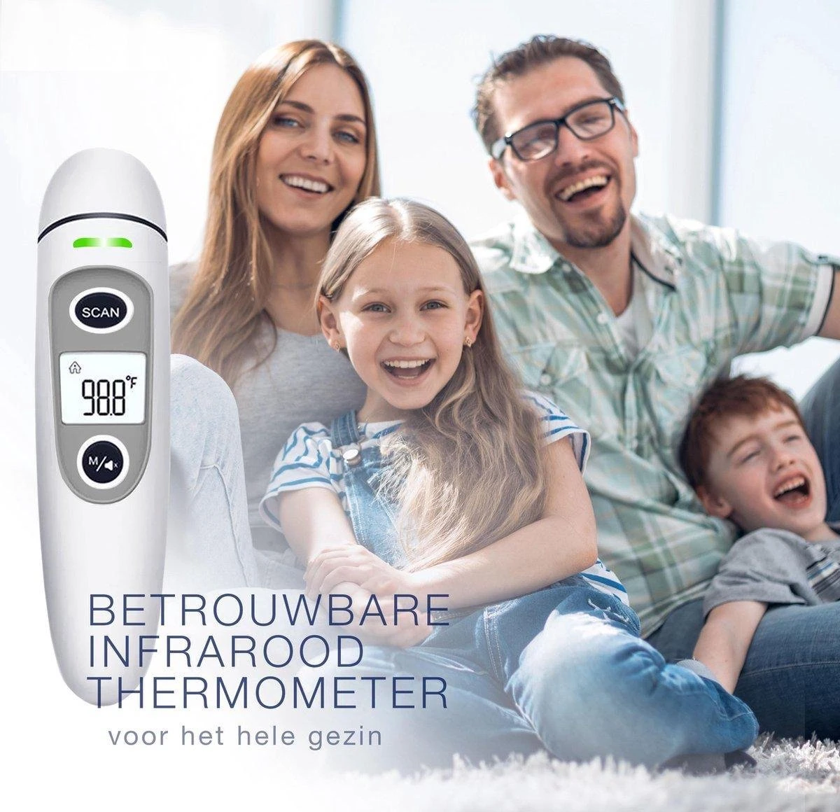 G Master Professionele Digitale Infrarood Oor- / Voorhoofd Thermometer Incl. Batterijen, Nederlandse Handleiding En 20 X Beschermkapjes 11 G Master Professionele Digitale Infrarood Oor- / Voorhoofd Thermometer Incl. Batterijen, Nederlandse Handleiding En 20 X Beschermkapjes - Afbeelding 9