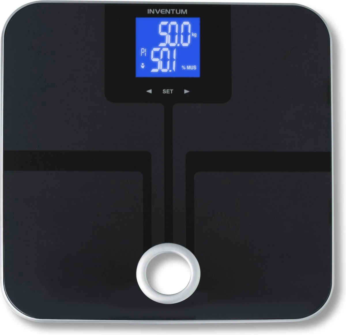 Inventum PW730BG - Personenweegschaal - 8 Gebruikers - Tot 180 Kg - Zwart 9 Inventum PW730BG - Personenweegschaal - 8 Gebruikers - Tot 180 Kg - Zwart - Afbeelding 7