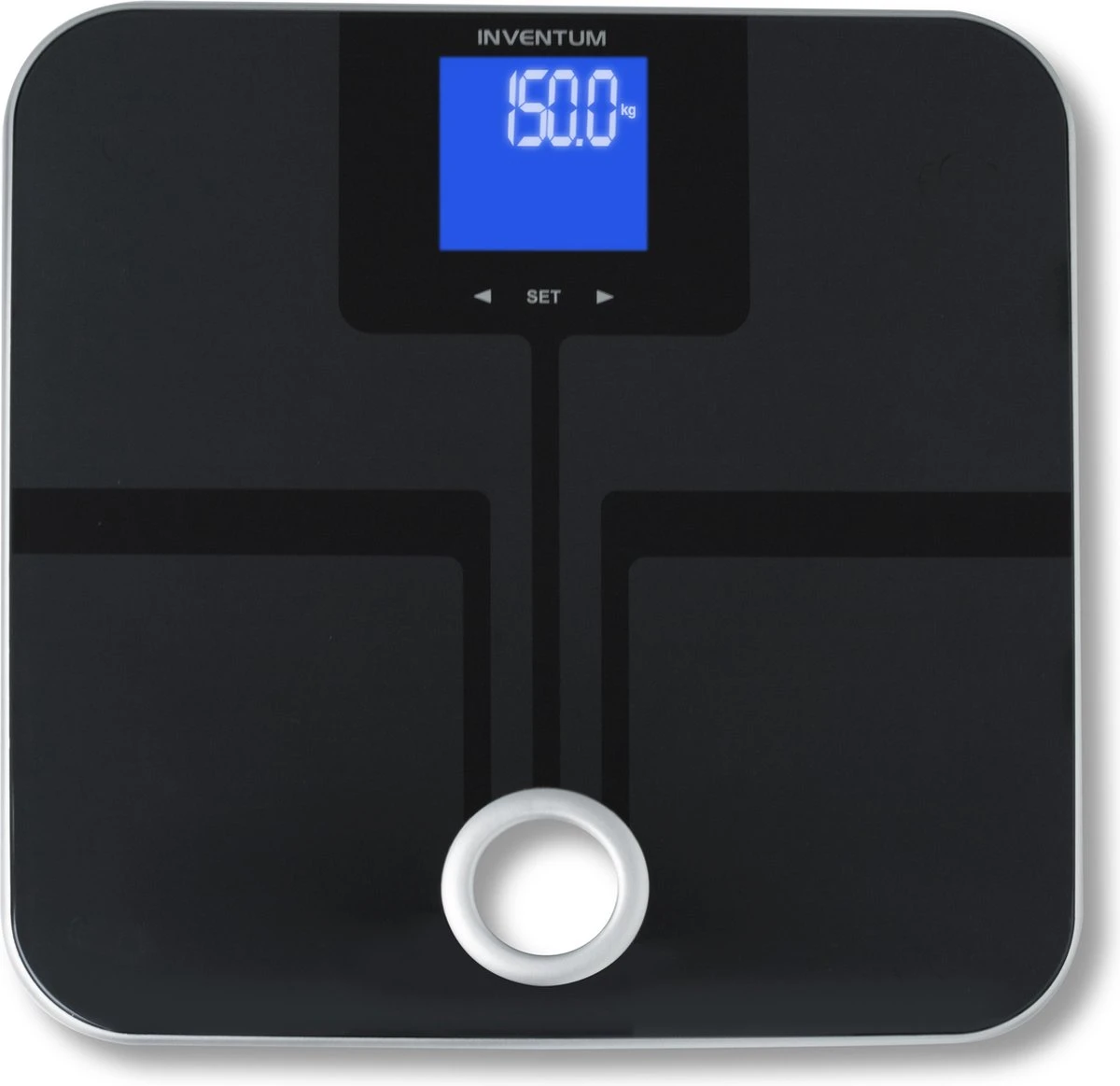 Inventum PW730BG - Personenweegschaal - 8 Gebruikers - Tot 180 Kg - Zwart 5 Inventum PW730BG - Personenweegschaal - 8 Gebruikers - Tot 180 Kg - Zwart - Afbeelding 3