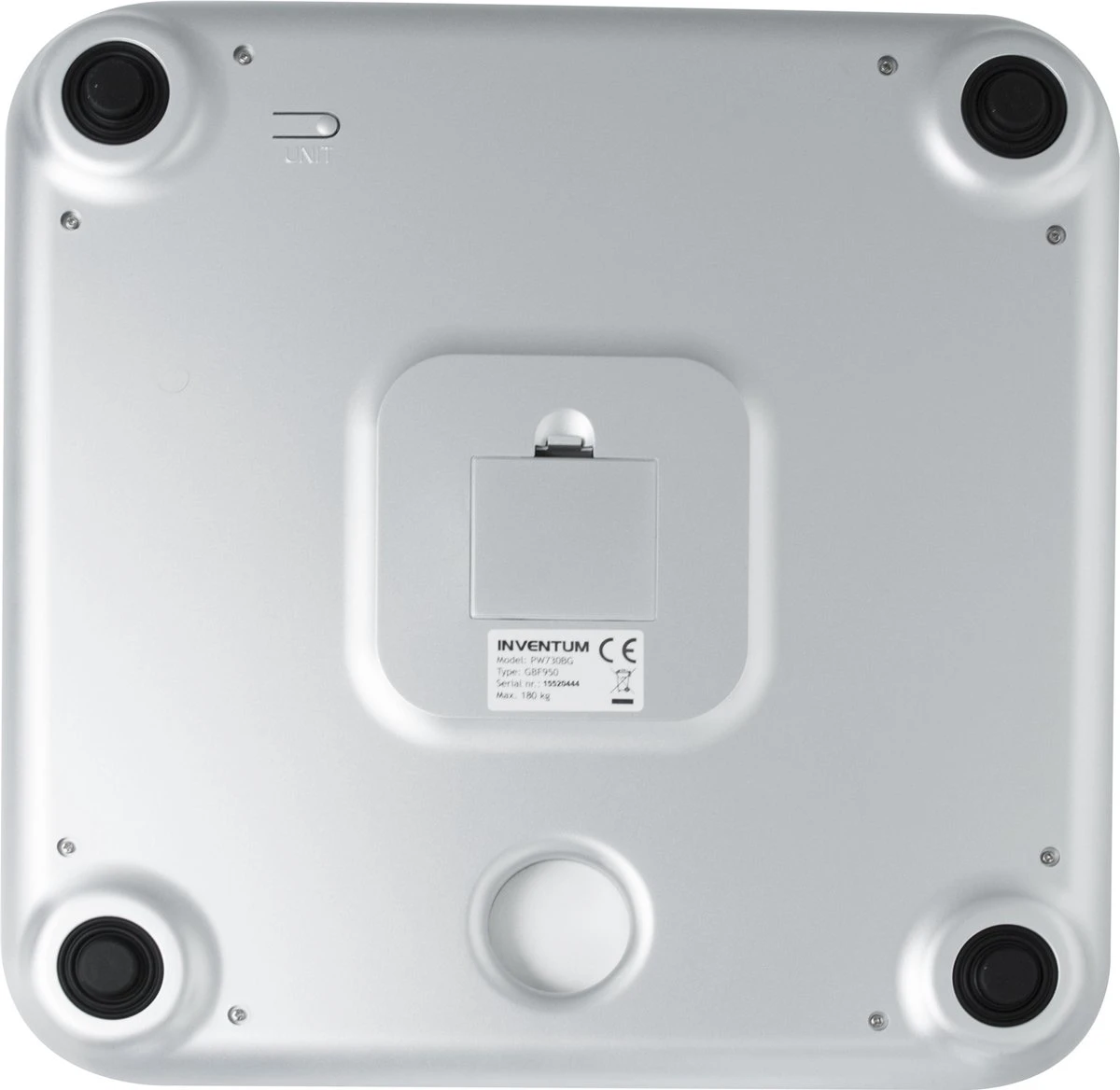 Inventum PW730BG - Personenweegschaal - 8 Gebruikers - Tot 180 Kg - Zwart 8 Inventum PW730BG - Personenweegschaal - 8 Gebruikers - Tot 180 Kg - Zwart - Afbeelding 6