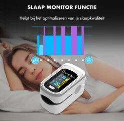 DynaBright Saturatiemeter Zuurstofmeter Vinger - Incl. Koord - Hartslagmeter - Pulse Oximeter - Zuurstofmeting -Winkel Voor Thuisgezondheidsmeetapparatuur 1200x1169 4