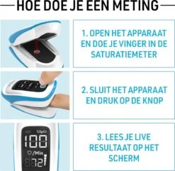 IProven OXI-27iWB - Saturatiemeter Zuurstofmeter Pulse Oximeter - Meet Je Zuurstofsaturatie - Meet Je Hartslag - Meting Binnen 10 Seconden -Winkel Voor Thuisgezondheidsmeetapparatuur 1200x1172 1