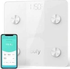 Eufy Smart Scale C1 Analyse-personenweegschaal Weegbereik (max.): 150 Kg Wit -Winkel Voor Thuisgezondheidsmeetapparatuur 1200x1176 3