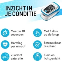 IProven OXI-27iWB - Saturatiemeter Zuurstofmeter Pulse Oximeter - Meet Je Zuurstofsaturatie - Meet Je Hartslag - Meting Binnen 10 Seconden -Winkel Voor Thuisgezondheidsmeetapparatuur 1200x1185 4