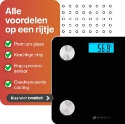 Smarttech® - Slimme Weegschaal - Met Lichaamsanalyse - Met App - Bluetooth -Winkel Voor Thuisgezondheidsmeetapparatuur 1200x1189 2