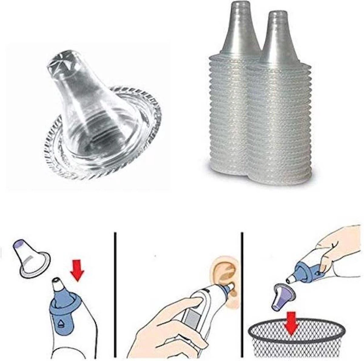 G Master Oorthermometer Beschermkapjes - Thermometer - Lens Filters - 5 X 20 Stuks -Totaal 100 Stuks - Geschikt Voor Braun ThermoScan /Bintoi / G Master Oorthermometer - IRT - Pro - BPA Vrij - Latex Vrij 11 G Master Oorthermometer Beschermkapjes - Thermometer - Lens Filters - 5 X 20 Stuks -Totaal 100 Stuks - Geschikt Voor Braun ThermoScan /Bintoi / G Master Oorthermometer - IRT - Pro - BPA Vrij - Latex Vrij - Afbeelding 9
