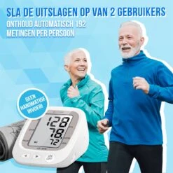 Silvergear® Digitale Bloeddrukmeter Met Spraak – Geschikt Voor Bovenarm – Blood Pressure Monitor - Inclusief Hartslagmeter -Winkel Voor Thuisgezondheidsmeetapparatuur 1200x1198 43