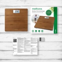 Medisana PS 450 - Personenweegschaal - Bamboe Dark -Winkel Voor Thuisgezondheidsmeetapparatuur 1200x1200 123