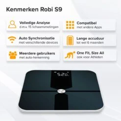 Robi S6 Personenweegschaal Met Lichaamsanalyse -Winkel Voor Thuisgezondheidsmeetapparatuur 1200x1200 171