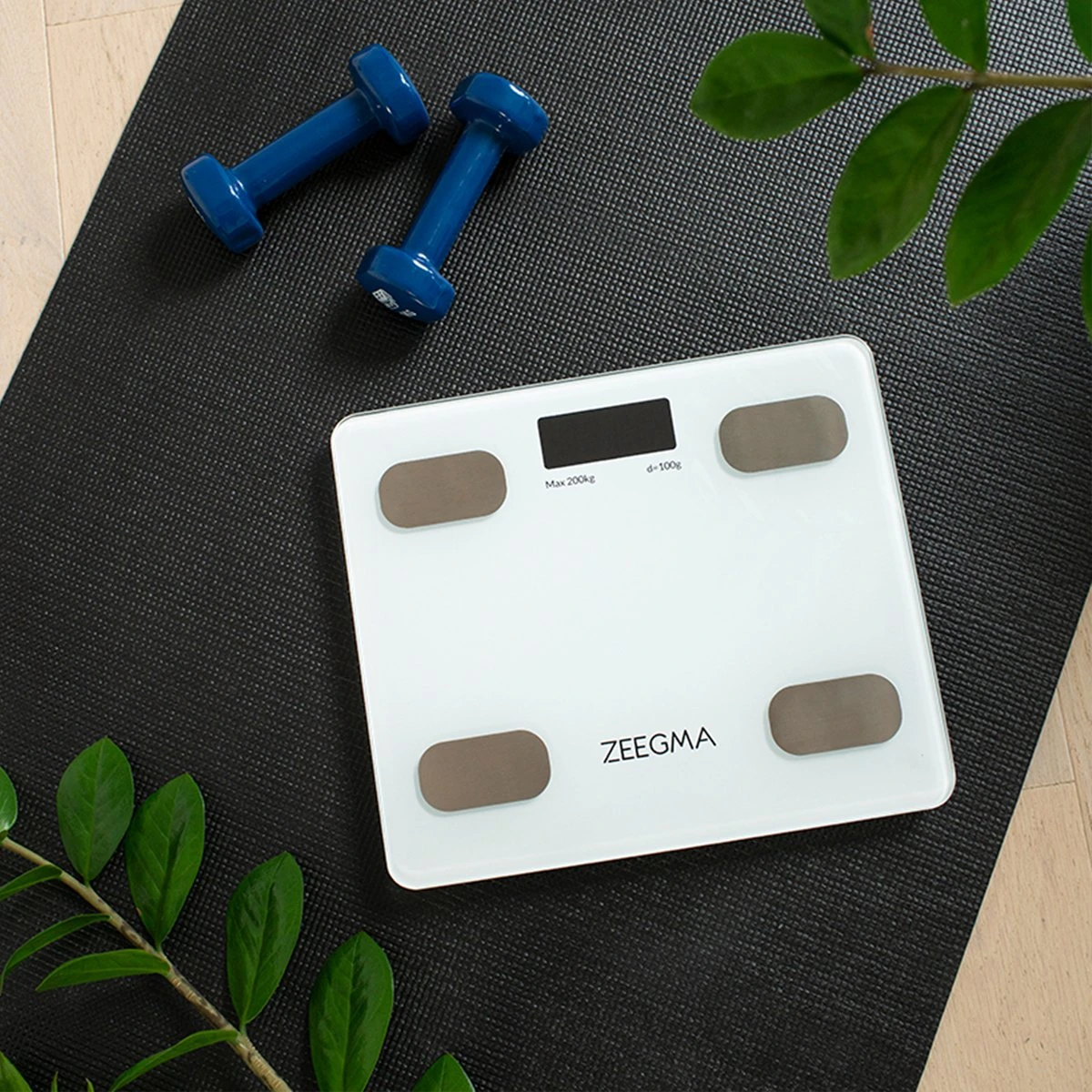 Zeegma Gewit - SMART Personenweegschaal - 15 Parameters - 200kg - LCD - APP 6 Zeegma Gewit - SMART Personenweegschaal - 15 Parameters - 200kg - LCD - APP - Afbeelding 4