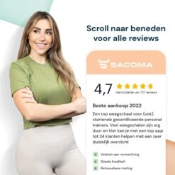 Sacoma Slimme Weegschaal - 13x Lichaamsanalyse - Vetpercentage - Personenweegschaal Met App - Digitaal -Winkel Voor Thuisgezondheidsmeetapparatuur 1200x1200 214