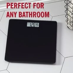 Royalty Line Personenweegschaal - Weegschaal Met LCD Scherm - Personenweegschaal Digitaal - Weegschalen Makkelijk Op Te Bergen - Heel Dun Ontwerp - Max 180 Kg - Incl. Batterij - Zwart -Winkel Voor Thuisgezondheidsmeetapparatuur 1200x1200 239