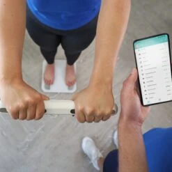 Silvergear® Slimme Pro Weegschaal Met Handvat - 14 Meetfuncties En Analyse App - 8 Sensoren - Professionele Sportschool Smart Scale - Bio Impedantie Meting - Onderlichaam én Bovenlichaam Metingen - Wit -Winkel Voor Thuisgezondheidsmeetapparatuur 1200x1200 252