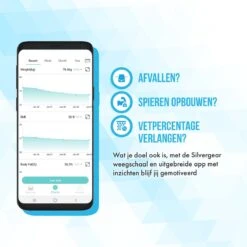 Silvergear® Slimme Pro Weegschaal Met Handvat - 14 Meetfuncties En Analyse App - 8 Sensoren - Professionele Sportschool Smart Scale - Bio Impedantie Meting - Onderlichaam én Bovenlichaam Metingen - Wit -Winkel Voor Thuisgezondheidsmeetapparatuur 1200x1200 254