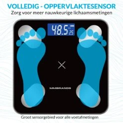 MM Brands Personen Weegschaal - Digitale Slimme Weegschaal Met Lichaamsanalyse - Inclusief App 13 MM Brands Personen Weegschaal - Digitale Slimme Weegschaal Met Lichaamsanalyse - Inclusief App -Winkel Voor Thuisgezondheidsmeetapparatuur 1200x1200 3