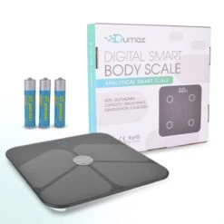 Qumax Slimme Weegschaal Met Lichaamsanalyse - Personenweegschaal Nederlandse App – Digitale Weegschaal Met 11 Meetfuncties – Anti-slip - Zwart -Winkel Voor Thuisgezondheidsmeetapparatuur 1200x1200 45