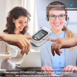 DynaBright Saturatiemeter Zuurstofmeter Vinger - Incl. Koord - Hartslagmeter - Pulse Oximeter - Zuurstofmeting -Winkel Voor Thuisgezondheidsmeetapparatuur 1200x1200 455