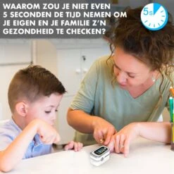 DynaBright Saturatiemeter Zuurstofmeter Vinger - Incl. Koord - Hartslagmeter - Pulse Oximeter - Zuurstofmeting -Winkel Voor Thuisgezondheidsmeetapparatuur 1200x1200 456
