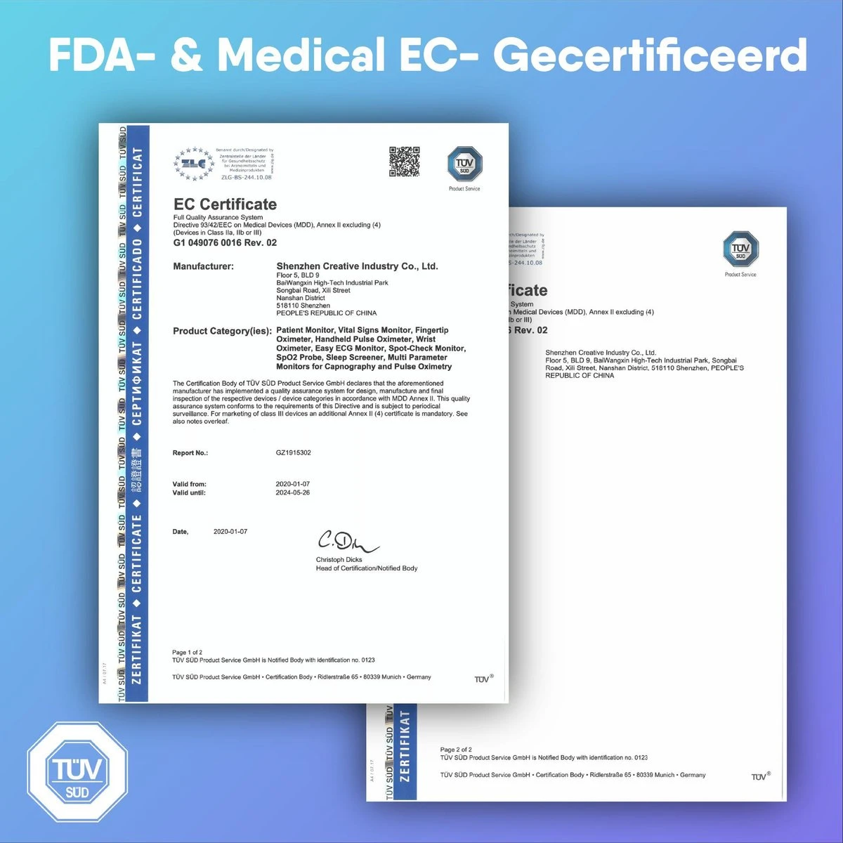 Saturatie & Thermometer Set - Saturatiemeter - Zuurstofmeter Vinger - Zuurstofmeter - Oximeter - Pulse Oximeter - Saturatiemeter Met Hartslagmeter - Saturatiemeter Best Getest 8 Saturatie & Thermometer Set - Saturatiemeter - Zuurstofmeter Vinger - Zuurstofmeter - Oximeter - Pulse Oximeter - Saturatiemeter Met Hartslagmeter - Saturatiemeter Best Getest - Afbeelding 6