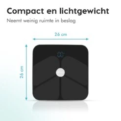 Qumax Slimme Weegschaal Met Lichaamsanalyse - Personenweegschaal Nederlandse App – Digitale Weegschaal Met 11 Meetfuncties – Anti-slip - Zwart -Winkel Voor Thuisgezondheidsmeetapparatuur 1200x1200 48