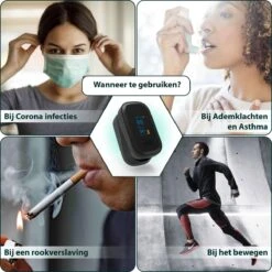 Curify® Medische Saturatiemeter - Zuurstofmeter Vinger Inclusief Hartslagmeter - Pulse Oximeter Met PI Functie -Winkel Voor Thuisgezondheidsmeetapparatuur 1200x1200 486