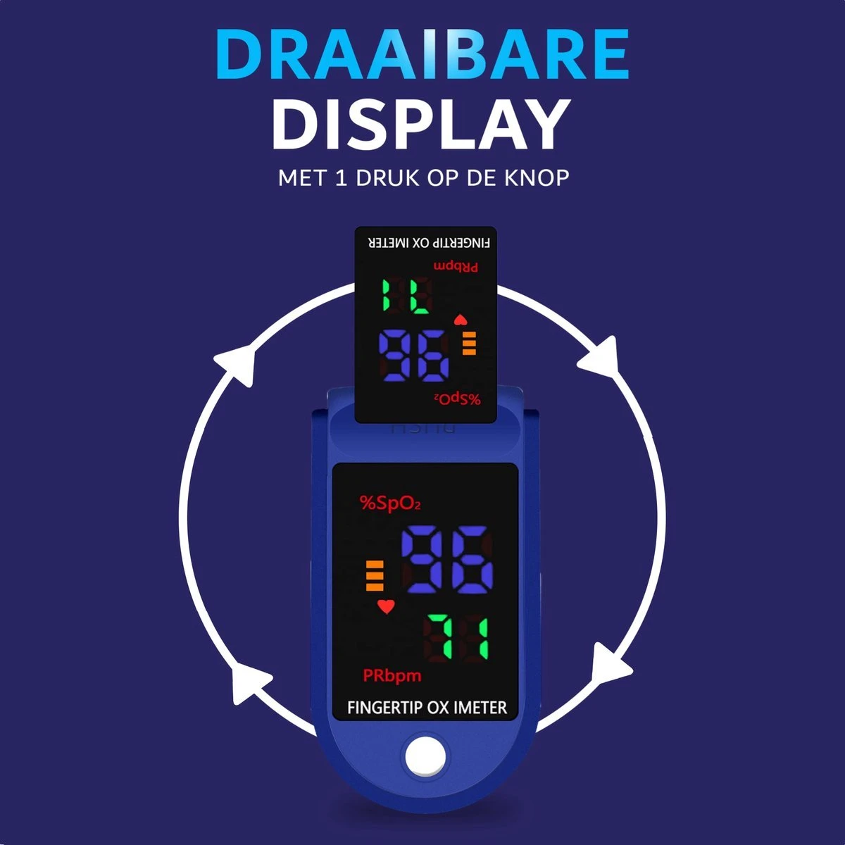Zuurstof Saturatiemeter Inclusief Batterijen - Realtime Hartslagmeting - Best Getest - Zuurstofmeter Vinger - Digitale Vingertop Pulse Oximeter - Hartslagmeter - Medische Hulpmiddel - CE + FAGG Gekeurd - Inclusief Draagkoord 8 Zuurstof Saturatiemeter Inclusief Batterijen - Realtime Hartslagmeting - Best Getest - Zuurstofmeter Vinger - Digitale Vingertop Pulse Oximeter - Hartslagmeter - Medische Hulpmiddel - CE + FAGG Gekeurd - Inclusief Draagkoord - Afbeelding 6