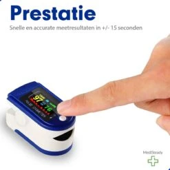 Medi Steady® Saturatiemeter - Blauw - Oximeter - Zuurstofmeter - Saturatiemeter Zuurstofmeter Vinger - Zuurstofmeter Met Hartslagmeter - Saturatiemeter Met Hartslagmeter - Saturatiemeter Best Getest - Saturatie - Saturatiemeters -Inclusief Batterijen -Winkel Voor Thuisgezondheidsmeetapparatuur 1200x1200 533