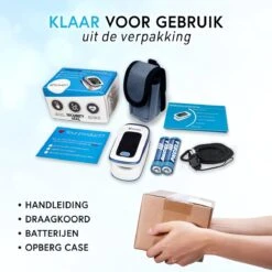 IProven OXI-27iWB - Saturatiemeter Zuurstofmeter Pulse Oximeter - Meet Je Zuurstofsaturatie - Meet Je Hartslag - Meting Binnen 10 Seconden -Winkel Voor Thuisgezondheidsmeetapparatuur 1200x1200 552