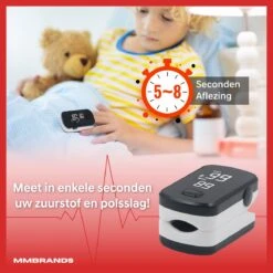 MM Brands Saturatiemeter – Zuurstofmeter Vinger Met Hartslagmeter – Pulse Oximeter -Winkel Voor Thuisgezondheidsmeetapparatuur 1200x1200 557