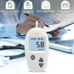Glucosemeter - Bloedsuikermeter - Glucose Meter - Bloedsuikerspiegelmeter - Diabetes Meter - Glucose Monitor - 50 Teststrips - 50 Naalden - Startpakket 11 Glucosemeter - Bloedsuikermeter - Glucose Meter - Bloedsuikerspiegelmeter - Diabetes Meter - Glucose Monitor - 50 Teststrips - 50 Naalden - Startpakket -Winkel Voor Thuisgezondheidsmeetapparatuur 1200x1200 584