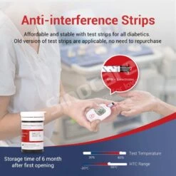 Sinocare Safe AQ Smart - Glucosemeter Kit – Bloedsuiker Tester – Inclusief 100 Test Strips En 100 Lancetten -Winkel Voor Thuisgezondheidsmeetapparatuur 1200x1200 590