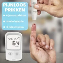 Merkloos Glucosemeter - Bloedsuikermeter - Bloedsuikerspiegelmeter - Diabetes Meter - Glucose Monitor - Teststrips - Startpakket 11 Merkloos Glucosemeter - Bloedsuikermeter - Bloedsuikerspiegelmeter - Diabetes Meter - Glucose Monitor - Teststrips - Startpakket -Winkel Voor Thuisgezondheidsmeetapparatuur 1200x1200 593