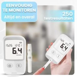 Merkloos Glucosemeter - Bloedsuikermeter - Bloedsuikerspiegelmeter - Diabetes Meter - Glucose Monitor - Teststrips - Startpakket 12 Merkloos Glucosemeter - Bloedsuikermeter - Bloedsuikerspiegelmeter - Diabetes Meter - Glucose Monitor - Teststrips - Startpakket -Winkel Voor Thuisgezondheidsmeetapparatuur 1200x1200 594