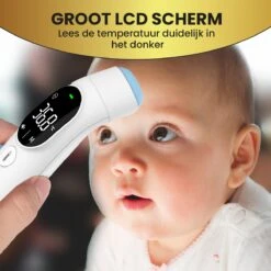 MostEssential Premium Koortsthermometer - Infrarood Thermometer - Thermometer Voorhoofd - Oorthermometer - Contactloos - Koortsthermometer Voor Volwassenen, Kinderen En Baby's - 20F -Winkel Voor Thuisgezondheidsmeetapparatuur 1200x1200 629