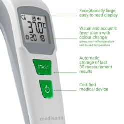 Medisana TM 760 Infrarood Multifunctionele Thermometer - Meet Contactloos Temperatuur Via Voorhoofd - Ook Andere Objecten -Winkel Voor Thuisgezondheidsmeetapparatuur 1200x1200 636
