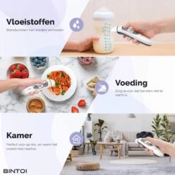 Bintoi® X200 - Thermometer Voorhoofd - Oorthermometer - Koortsthermometer -Winkel Voor Thuisgezondheidsmeetapparatuur 1200x1200 647