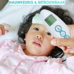 EASY LIFE Easylife® Digitale Infrarood Thermometer Incl. Batterijen En Opbergzakje - Oor & Voorhoofd -Winkel Voor Thuisgezondheidsmeetapparatuur 1200x1200 659