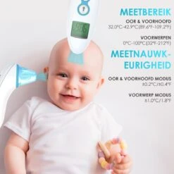 EASY LIFE Easylife® Digitale Infrarood Thermometer Incl. Batterijen En Opbergzakje - Oor & Voorhoofd -Winkel Voor Thuisgezondheidsmeetapparatuur 1200x1200 660