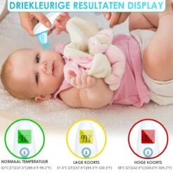 EASY LIFE Easylife® Digitale Infrarood Thermometer Incl. Batterijen En Opbergzakje - Oor & Voorhoofd -Winkel Voor Thuisgezondheidsmeetapparatuur 1200x1200 661