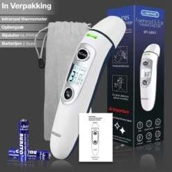 Librie Oorthermometer Voorhoofdthermometer Medische Thermometer Infrarood Thermometer Koortsthermometer Digitale Thermometer Babythermometer Koorts Meten Slimme Thermometer Temperatuurmeter-Incl Batterijen En NL/FR/EN Handleiding -Winkel Voor Thuisgezondheidsmeetapparatuur 1200x1200 667