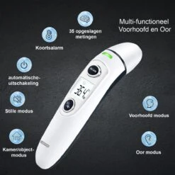 Librie Oorthermometer Voorhoofdthermometer Medische Thermometer Infrarood Thermometer Koortsthermometer Digitale Thermometer Babythermometer Koorts Meten Slimme Thermometer Temperatuurmeter-Incl Batterijen En NL/FR/EN Handleiding -Winkel Voor Thuisgezondheidsmeetapparatuur 1200x1200 669