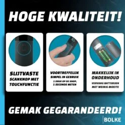 Bolke® - Thermometer - Infrarood Thermometer - Thermometer Lichaam - Thermometer Baby - Thermometer Voorhoofd - Voorhoofd Thermometer -Winkel Voor Thuisgezondheidsmeetapparatuur 1200x1200 677