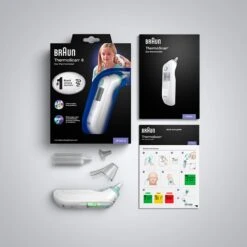 Braun IRT 6515 ThermoScan 6 Infrarood Koortshermometer -Winkel Voor Thuisgezondheidsmeetapparatuur 1200x1200 716