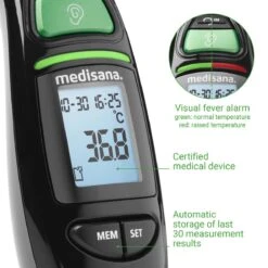 Medisana TM 750 Black Multifunctionele Infrarood Thermometer -Winkel Voor Thuisgezondheidsmeetapparatuur 1200x1200 744