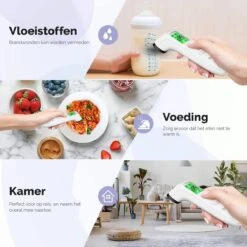 Bintoi® XE200 - Thermometer - Temperatuurmeter - Koortsthermometer -Winkel Voor Thuisgezondheidsmeetapparatuur 1200x1200 750