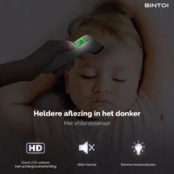 Bintoi® XE200 - Thermometer - Temperatuurmeter - Koortsthermometer -Winkel Voor Thuisgezondheidsmeetapparatuur 1200x1200 751