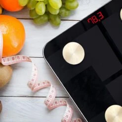 LifeGoods Personenweegschaal - Lichaamsanalyse & Vetpercentage - Digitaal - Zwart -Winkel Voor Thuisgezondheidsmeetapparatuur 1200x1200 96